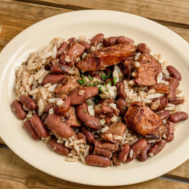Red Beans and Rice.