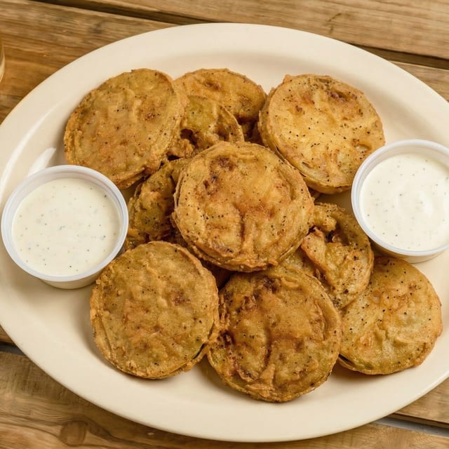 Cajun Fried Green Tomatoes.