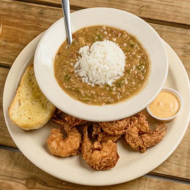Shrimp Étouffée.