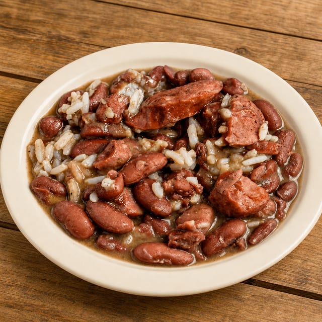 Red Beans and Rice.