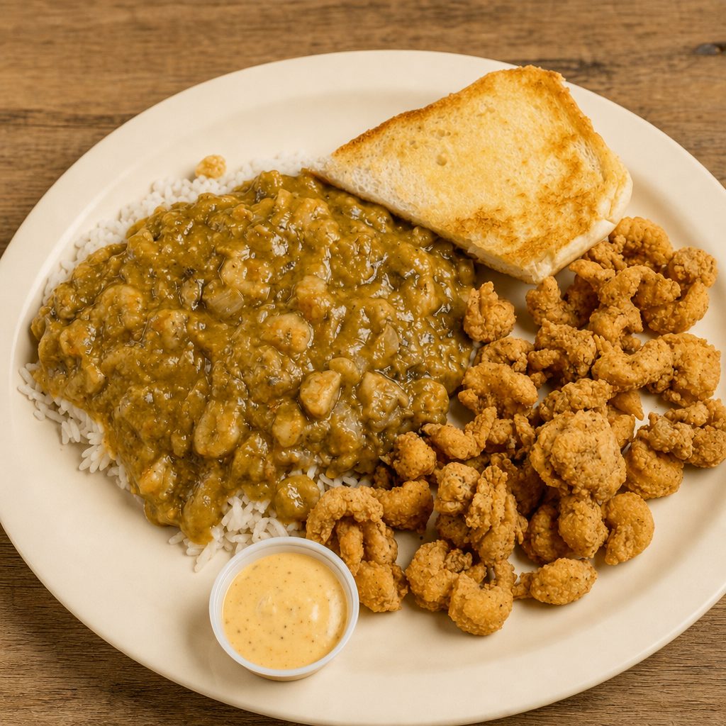 Crawfish Half and Half.