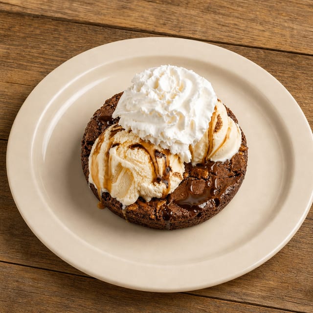 Skillet Brownie.