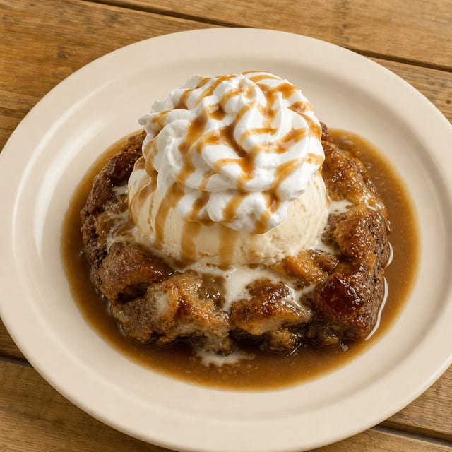 Praline Bread Pudding.