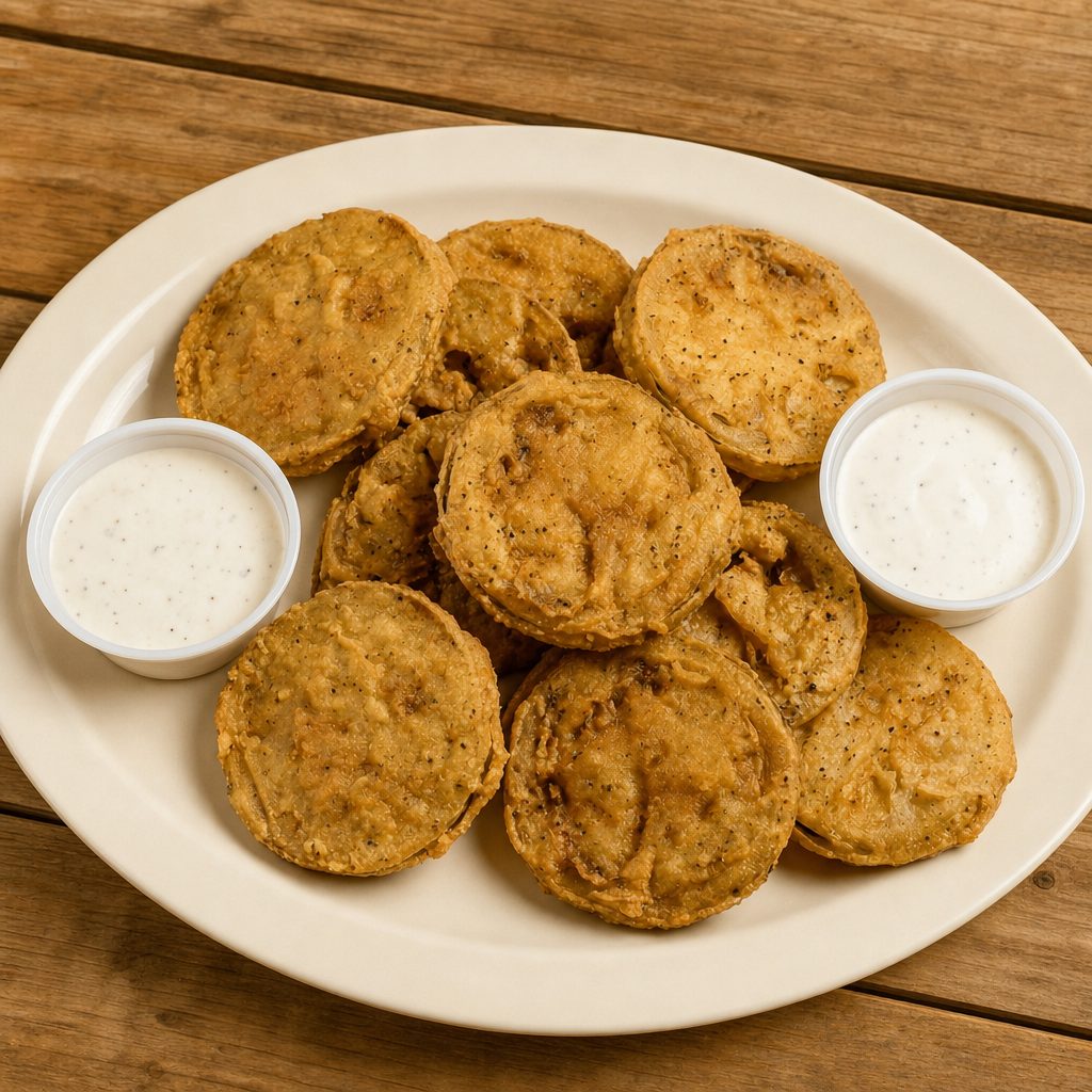 Cajun Fried Green Tomatoes.