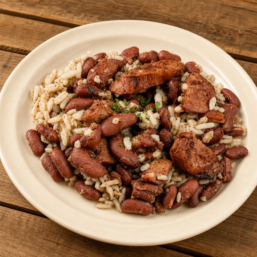 Red Beans and Rice.
