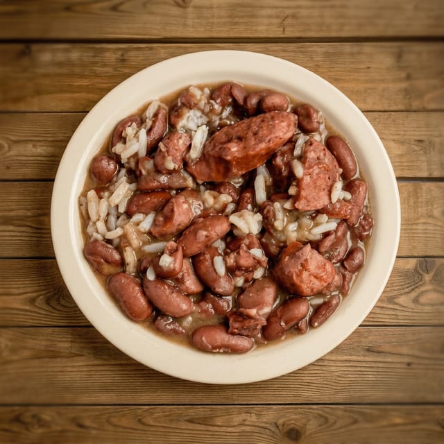 Red Beans and Rice.