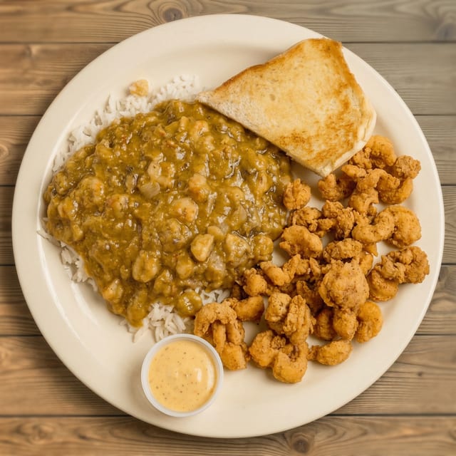 Crawfish Half and Half.