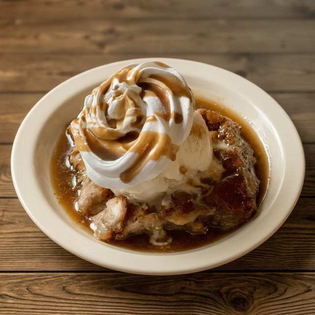Praline Bread Pudding.