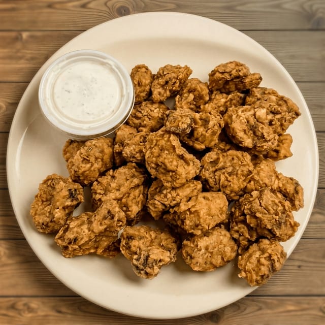 Fried Mushrooms.