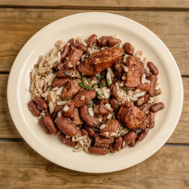 Red Beans and Rice.